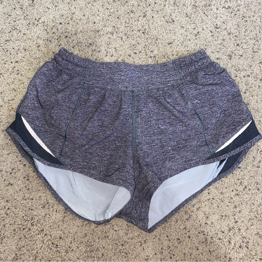 Lululemon Hotty Hot Grey Shorts size 4